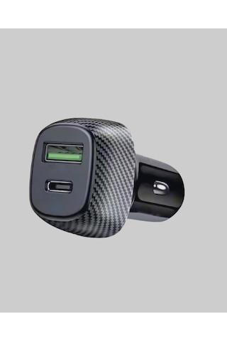 38w Araç Şarj Cihazı Type-c Pd Usb Hızlı Şarj Çift Port 1