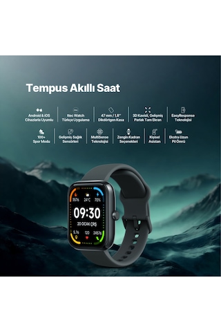 Ttec 2S09WS Tempus 47 MM Dikdörtgen Kasa Akıllı Saat
