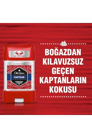 Old Spice Captain Anti-Perspirant Erkek Jel Deodorant 70 ML x 2