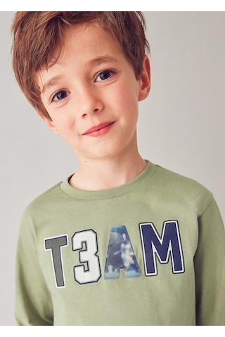 Mayoral Erkek Çocuk Uzun Kollu T-shirt 4077 Yeşil