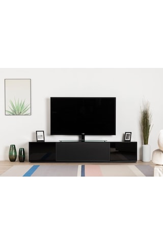 Tulumba Sonorous Tv Sehpası 85 Inç Tv Uyumlu 200 Cm St 200-Blk-Blk-Bs
