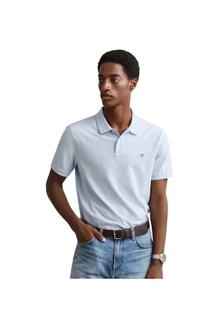 Gant Erkek Mavi Regular Fit Logolu Polo Yaka T-shirt 2210.457-14864