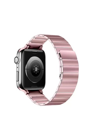 Newface Apple Watch Uyumlu 38mm Kr404 Huks Kordon - Rose Gold