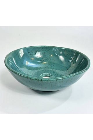 Artvit El Yapımı Tezgah Üstü Lavabo - L1000000 Yeşil