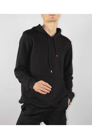 Insane Minds Kapüşonlu Sweatshirt Siyah Basic