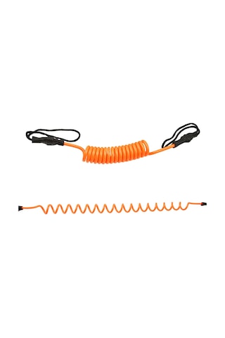 Neevoyu Tpu Malzeme Sürf Tahtası Güvenlik Kemer, 55.5-160cm Uzunluk, 5mm Çap, Ayak Bileği Döngüsü, Turuncu Renk