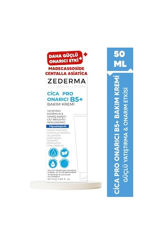 Zederma Cica Pro Onarıcı B5+ Krem 50 Ml Tüm Cilt Tipleri İçin Onarıcı Etki Sağlayan Krem
