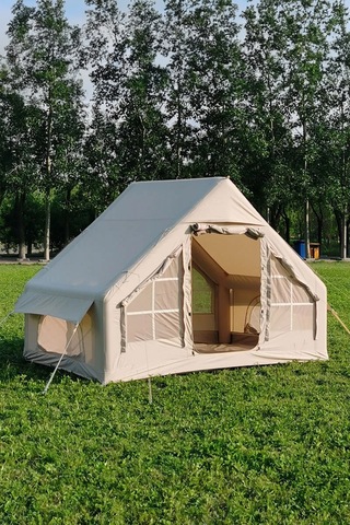 Robo 6 Kişilik 4 Mevsim Şişme Kamp Çadırı (Oxford 210T UPF>40 Kumaş, -40 °C'ye Kadar Kullanım)