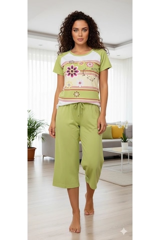 Senfoni Bayan Pijama Takımı 5309 Yeşil