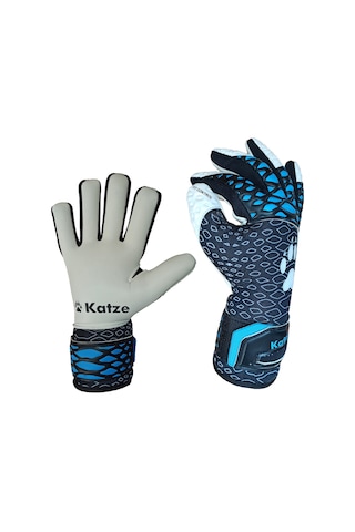 Katze Prime Kaleci Eldiveni Mavi Beyaz Mavi - Beyaz