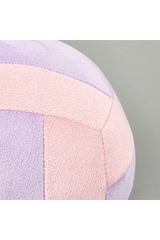 Evidea Soft Voleybol Topu Figürlü Yastık - Pembe / Eflatun - 20 Cm Pembe / Eflatun