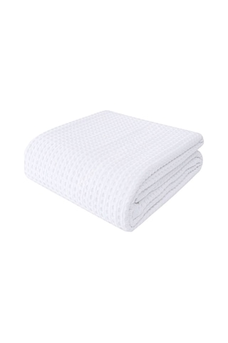 Beyaz Tek Kişilik Otel Tipi %100 Pamuk Koton Pike 5 Adet 5li