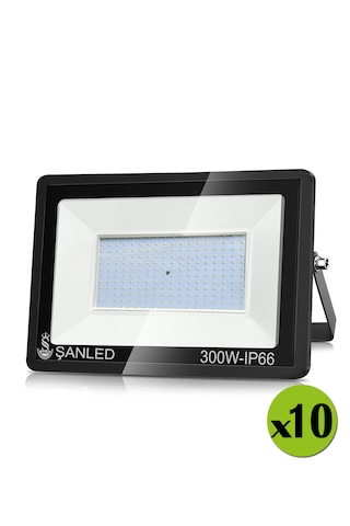 300w 24.000 Lümen 6500k Beyaz Işık Smd Led Projektör-10 Adet