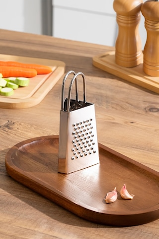 Porsima 4513 Paslanmaz Çelik Çok Amaçlı El Rendesi - Sarımsak Rendesi 12cm
