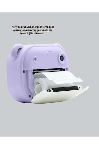 Termal - 110 - Baskı Özellikli Mini - Csmo-tex - Kamera Mor Diğer