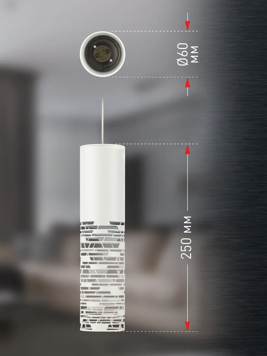 Era Gu10 Lamba İçin Asma Tavan Lambası Pl27 307043709 Beyaz