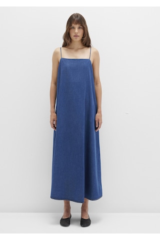 Mavi - Askılı Mavi Maxi Elbise 1310727-85481 Mavi