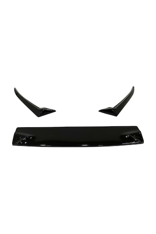Vw Golf 6 R Ön Lip Piona Black 3 Prç Abs Plastik 2008 - 2012