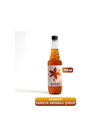 Bonfesta Vanilya Aromalı Kahve ve Kokteyl Şurubu 750 ML
