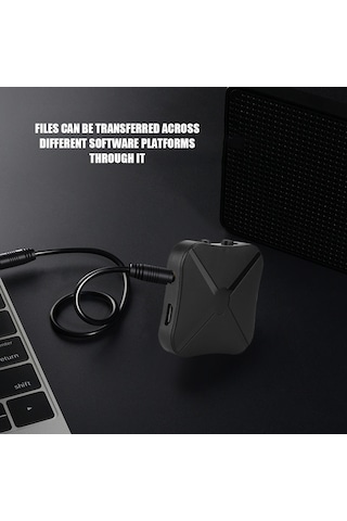 Springsun Bt 4.2 Çift Modlu Verici-alıcı, 10m Menzil, 6 Saat Kullanım Süresi, 3.5mm Ve Rca Kabloları İçeren Portatif Ses Adaptörü