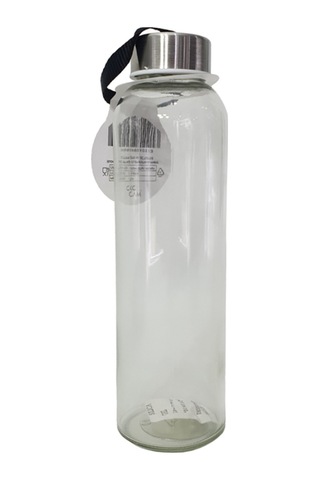 Siyah Kılıflı Cam Matara 500 Ml Hk2670 Siyah Cam Diğer
