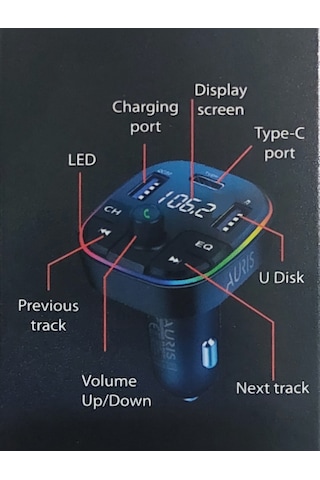 Aurıs Ars-c6 Fm Transmitter Aktarım Cihazı