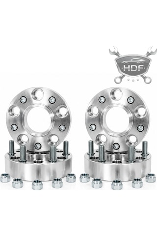 Dodge Challenger 5x115 2.5 Cm - 2 Adet Spacer + Bijon Seti Dodge Challenger 5x115 2.5 Cm - 2 Adet Spacer + Bijon Seti