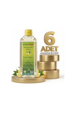 Worldchem Limon Kolonyası 6x1 Lt