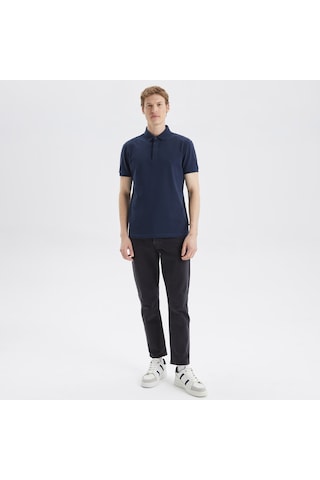 Nautica Nautıca Erkek Lacivertvert Slım Fıt Kısa Kollu Polo K35062T 4Nv Lacivert
