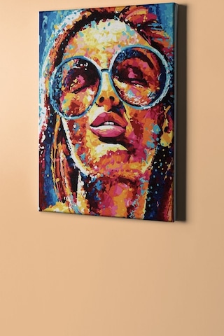 Webstyle Aslının Dünyası Sayılarla Boyama Seti Kasnaklı 40x50 Cm