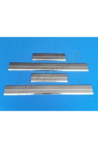 Ford Focus Krom Kapı Eşiği 2011-2018 4 Parça Paslanmaz Çelik