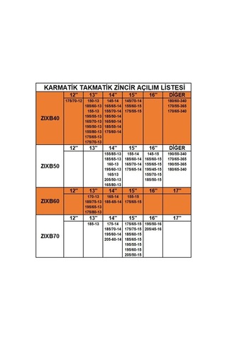 Takmatik Kar Patinaj Zinciri 245x55x16 Grup:12 Space