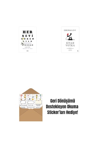 Her Şeyi Gören Adam + Sıcak Süt + Okuma Sticker'ları