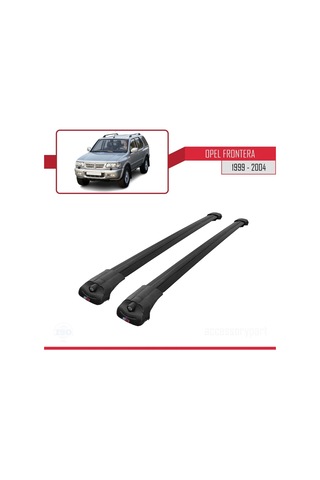 Opel Frontere 1999-2004 Arası İle Uyumlu Ace-1 Ara Atkı Tavan Barı Siyah