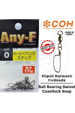 Coh Klipsli Rulmanlı Fırdöndü Ex 0 17Kg (Heavy Duty / Coastlock
