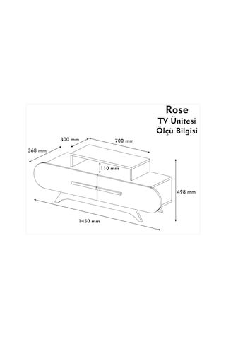 Variant Rose Tv Ünitesi Tv Sehpası