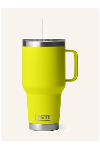 Yeti Termal Kupa 1l , Çift Cidarlı, Paslanmaz Çelik, Pipetli Ve Saplı Sarı