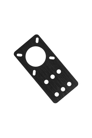 Tenfowee Nema 17 Adım Motoru Montaj Plakası, Alüminyum, Siyah Anodize, Çoklu Delikli Tasarım, 3d Yazıcı Aksesuarı, V-slot Uyumlu