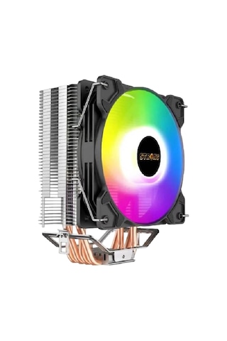 Strong M4-12xpro 12cm Rainbow 4 Bakir Kule Tipi Islemci Sogutucu