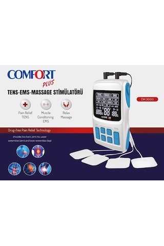 Comfort Plus DM 3000 Portatif Dijital Masaj - Ems - Tens Cihazı