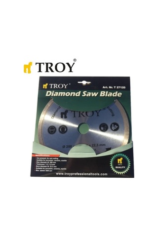 Troy 27120 Mermer Porselen Kesici Elmas Testere, 200mm