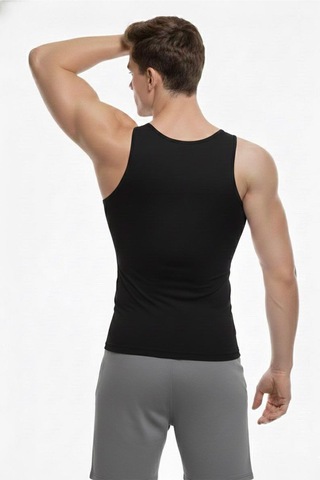 Fit Women Erkek Atlet Korse Bel Göğüs Göbek Dik Duruşa Yardımcı 6050 Siyah