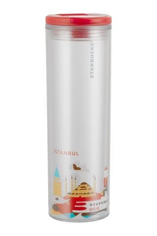 Starbucks Plastik Istanbul Konseptli Termos 480 ML