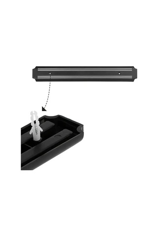 Şık Bıçak Yapıştırma Mıknatısı 33 cm Duvara Monte Metal Mıknatıslı Bıçak Tutucu