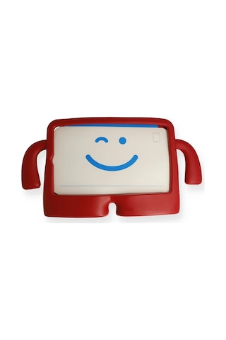 Newface - 665 - Apple iPad Uyumlu Mini 6 Karakter Tablet Silikon - Csmo-tex - - Kırmızı