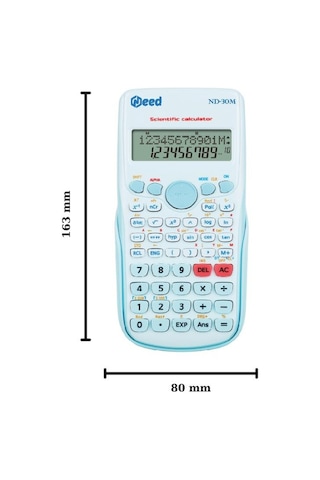 Need Nd-82m Mavi 240 Fonksiyonlu Bilimsel Hesap Makinesi Mavi