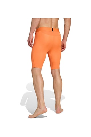 Adidas Techfıt Shrt Tıght M Erkek Antrenman Kısa Tayt Jm0651 Turuncu