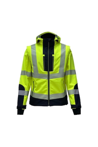 Reflekto Rlu Ripstop Softshell Model Teknik Mont Sarı Sarı