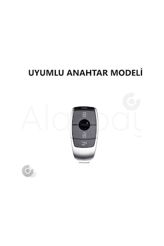 Mercedes A B C E S G Serisi Cla Cle Gls Gla Glb Glc Amg Deri Görünüm Tpu Anahtar Kılıfı Kırmızı