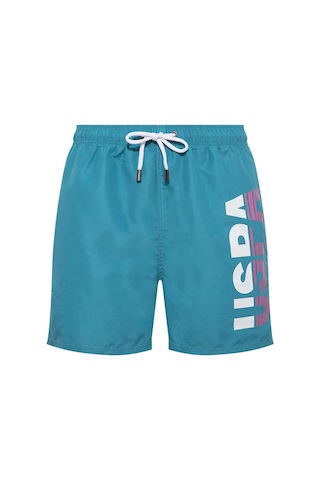 U.S. Polo Assn. Erkek Yeşil Orta Boy Deniz Şortu-4331
